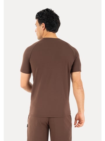 SMILODOX T-Shirt Delian in Braun