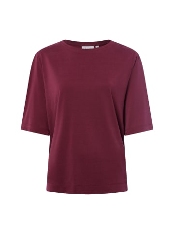 comma T-Shirt in bordeaux