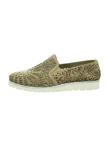Julia Grey Komfort Slipper in Beige