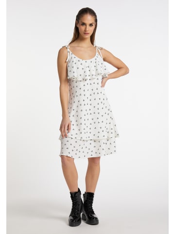 myMo ROCKS Damen Sommerkleid in Wollweiss