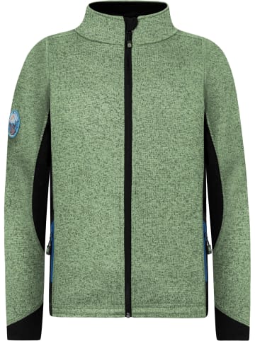 Normani Outdoor Sports Kinder Strickjacke Tathlina in Grün