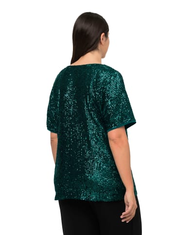 Ulla Popken Shirt in dunkelgrün