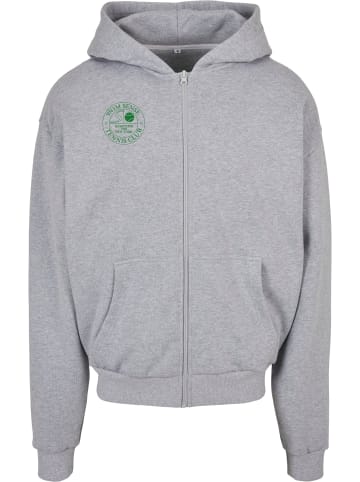 9N1M SENSE Zip-Kapuzenpullover in heather grey