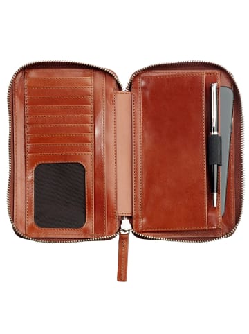 Leonhard Heyden Cambridge Handytasche Leder 11 cm cognac