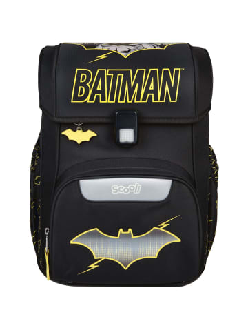 SCOOLI EasyStart Schulranzen Set 5-tlg. Batman in schwarz