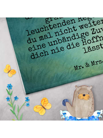 Mr. & Mrs. Panda Gästetuch Maus Sterne Design mit Spruch in Weiß