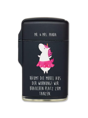 Mr. & Mrs. Panda sturmfeuerzeug Einhorn Ballerina mit Spruch in Schwarz