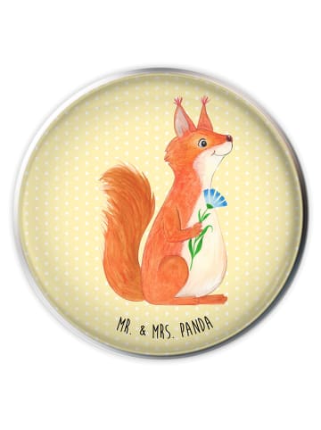 Mr. & Mrs. Panda waschbeckenstöpsel Eichhörnchen Blume ohne Spruch in Gelb Pastell