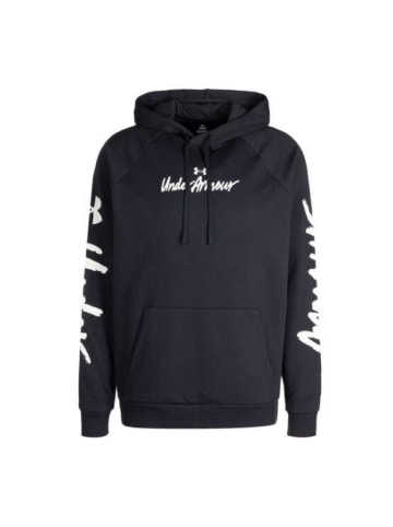 Under Armour Hoodie UA RIVAL FLEECE GRAPHIC HD in Schwarz