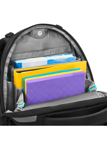 Coocazoo Schulrucksack-Set PORTER "Black Coal" 2-tlg. in Schwarz