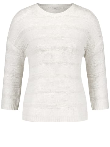 Gerry Weber Pullover Langarm Rundhals in Off-white