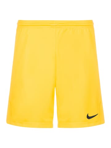 Nike Performance Trainingsshorts Park III in gelb / schwarz