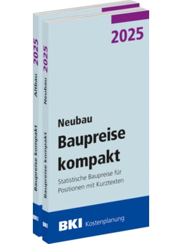RM Rudolf Müller Medien Buch - BKI Baupreise kompakt 2025 - Kombi-Paket Neubau + Altbau