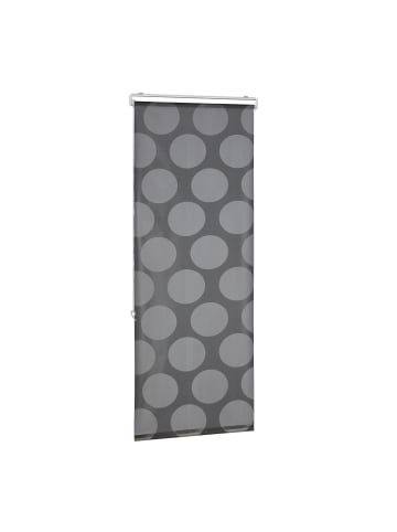 relaxdays Duschrollo Punkte in Grau - (B)60 x (H)240 cm