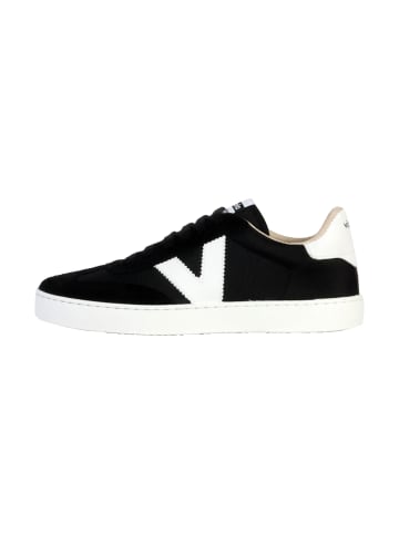 Victoria Niedrige Sneaker aus Leder Schwarz