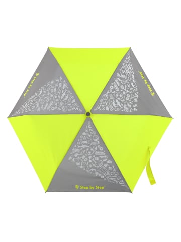 Step by Step 3-teilig, Regenschutz, Regenschirm und Klemmleucht in Gelb