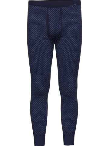 Ammann Baumwolle, Feinripp Unterhose, lang in marine