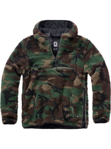 Brandit Pullover "Teddyfleece Worker Pullover" in Camouflage