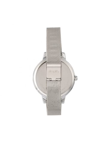 Simplify Die 5800 Mesh-Armbanduhr in Silver