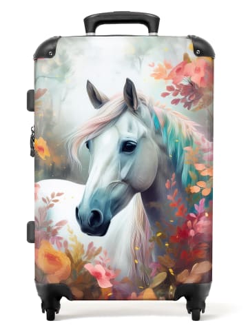 NoBoringSuitCases Suitcase, Koffer, Reisekoffer Weißes Pferd