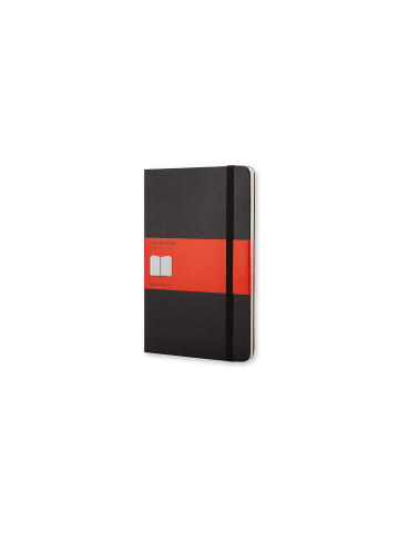 Moleskine Adressbuch mit festem Einband, 70g-Papier in Schwarz