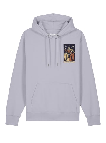 wat? Apparel Sweatshirt Tarot The Chariot in Lavender