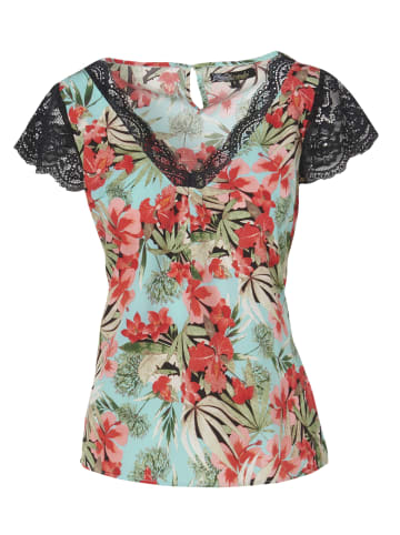 KOROSHI KURZÄRMELBLUSE in blau