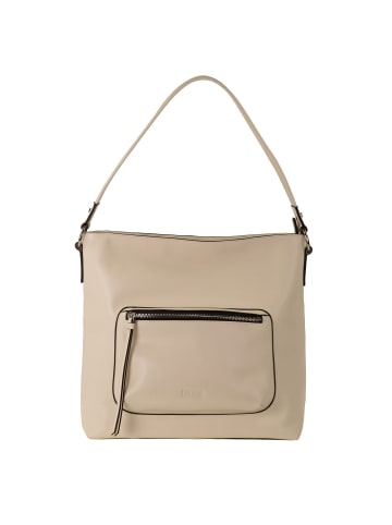 Cinque Maite Schultertasche Leder 31 cm in offwhite