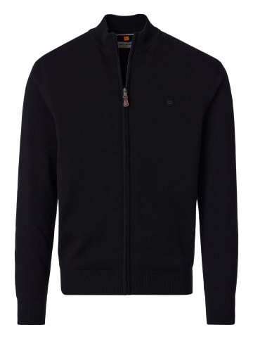 Redmond Strickjacke Basic in Schwarz