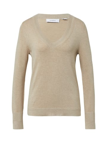 comma V-Kragen Pullover für Damen in braun