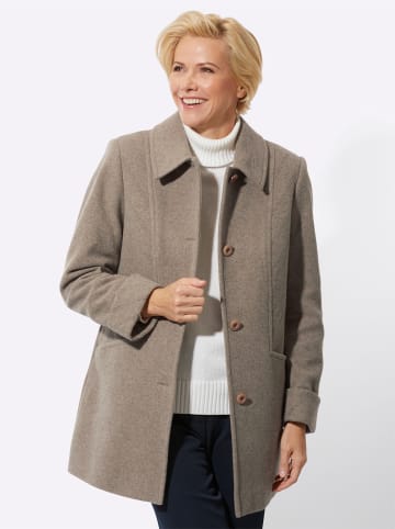 WITT WEIDEN Jacke in taupe-meliert