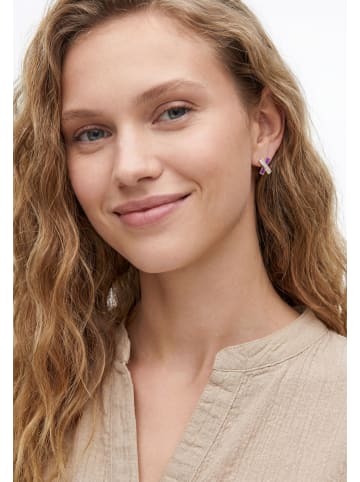 gaya Women Earrings in Rose Gold Purple