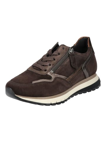 Gabor Sneaker in Braun/Orange