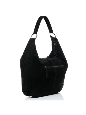 BACCINI Leder-Schultertasche Leder Schultertasche Damen SELINA in schwarz