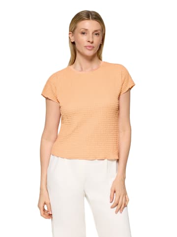 Betty Barclay Strukturshirt mit U-Boot-Ausschnitt in Peach