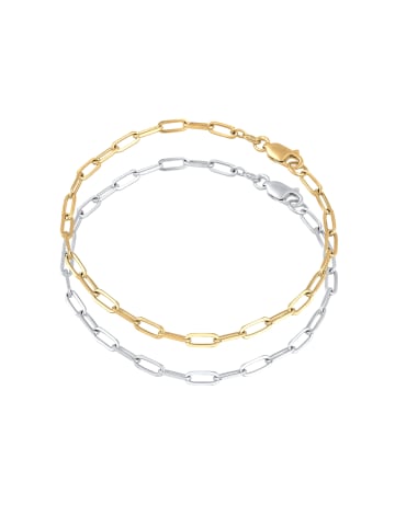 Elli Schmuckset 925 Sterling Silber in Zweifarbig