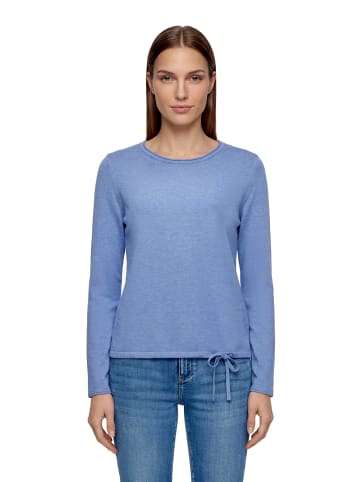 Betty Barclay Strickpullover mit Tunnelzug in Middle Blue Melange