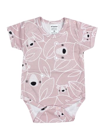 TupTam Mädchen Baby Body Kurzarm 5er Pack in beige/rosa