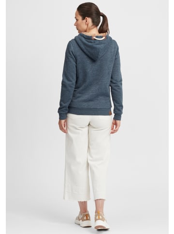 Oxmo Kapuzensweatjacke OXVicky Pile Sweat Zip-Hoodie 21300532-ME Sweatshirtjacke mit Teddyfutter in Blau