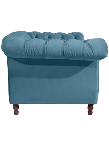 58 aufm Kessel CHESTERFIELD Sessel Kaylin Samtvelours petrol