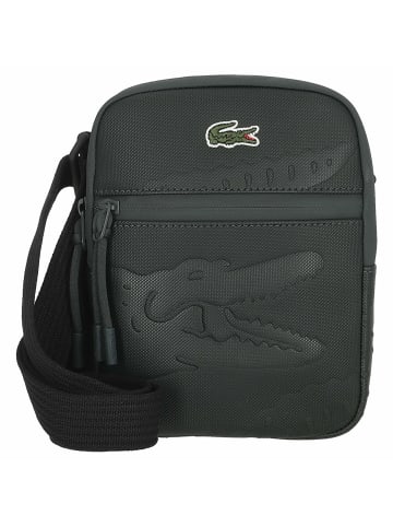 Lacoste LCST Slimline - Schultertasche S 21 cm in emboss croco sinople