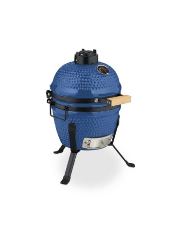 relaxdays Kamado Grill in Blau - Ø 32 cm
