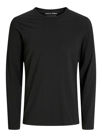 Jack & Jones Langarm-T-Shirt in Black