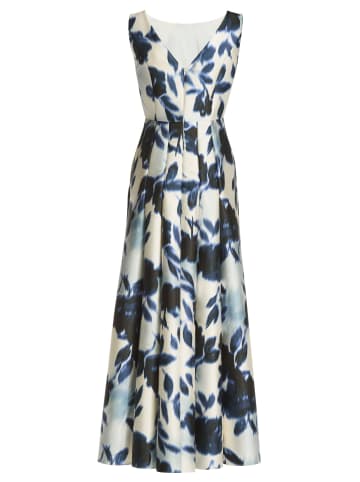 SWING Abendkleid in ecru marine - 0001