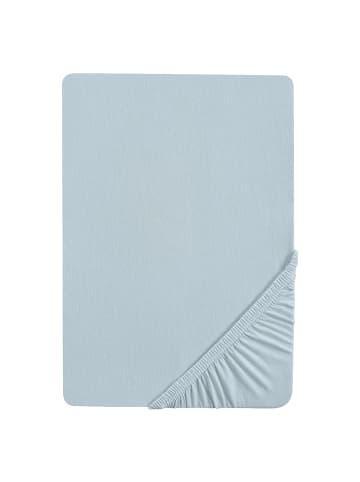 roba Spannbettlaken Kinderbett, Bio-Baumwolle, hellblau/sky