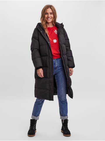 Vero Moda Lange Puffer Jacke Winter Mantel Stepp Parka VMERICAHOLLY in Schwarz-2