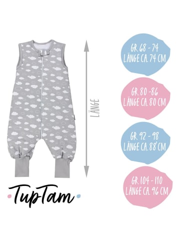 TupTam Winter Babyschlafsack mit Beinen 2,5 Tog in grey denim