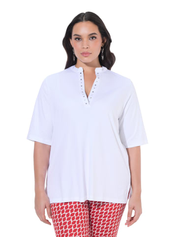 Ulla Popken Shirt in schneeweiß