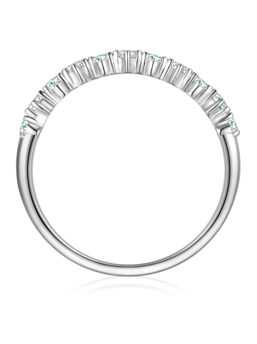 Glanzstücke München Ring aus Sterling Silber mit Zirkonia in silber