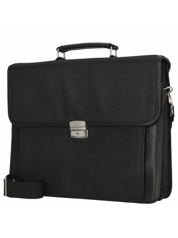 D&N Basic Line - Aktentasche 41 cm Nylon (schwarz) in schwarz